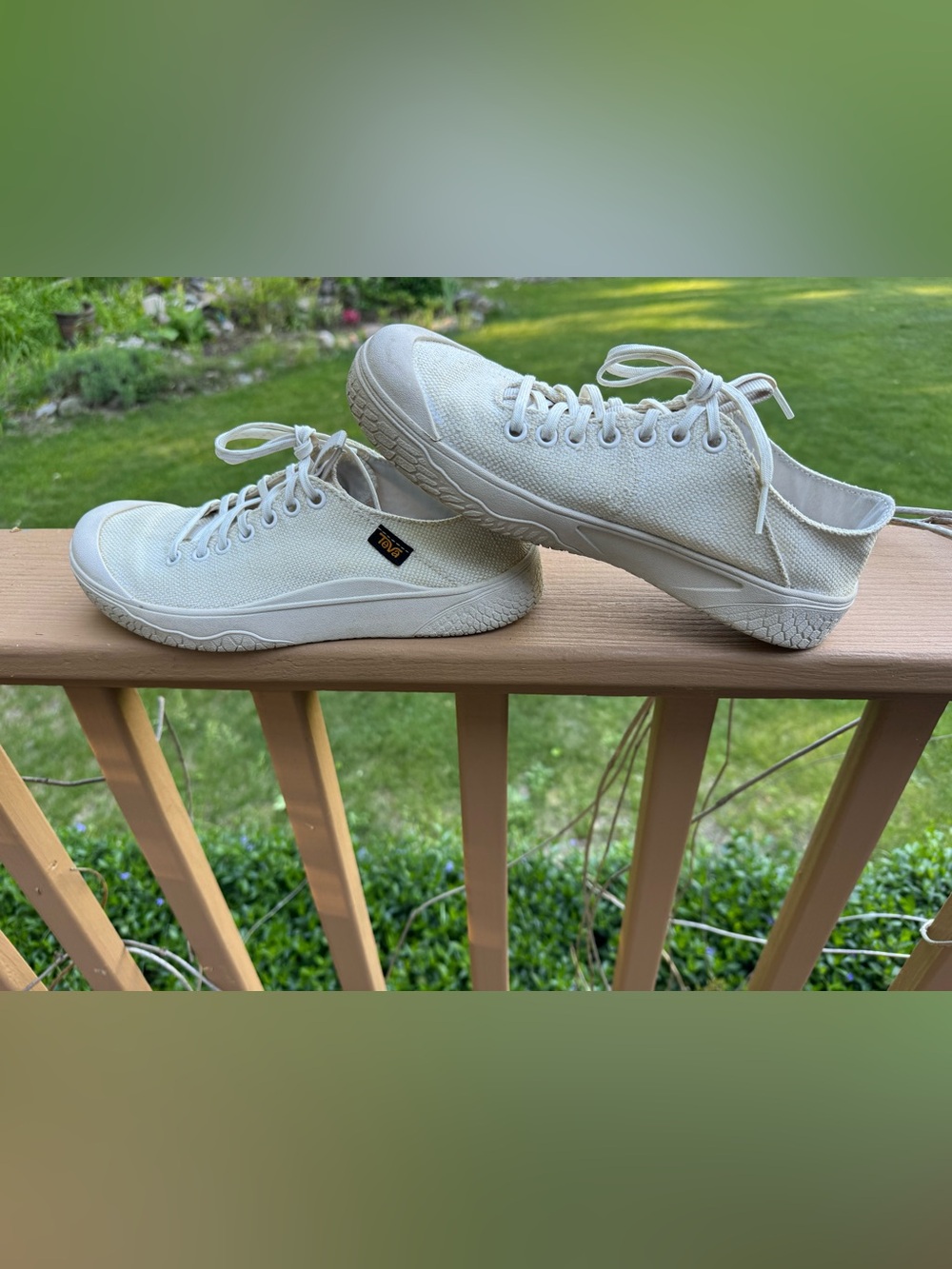 Teva Women's “Marshmallow” Colored Canvas Sneakers